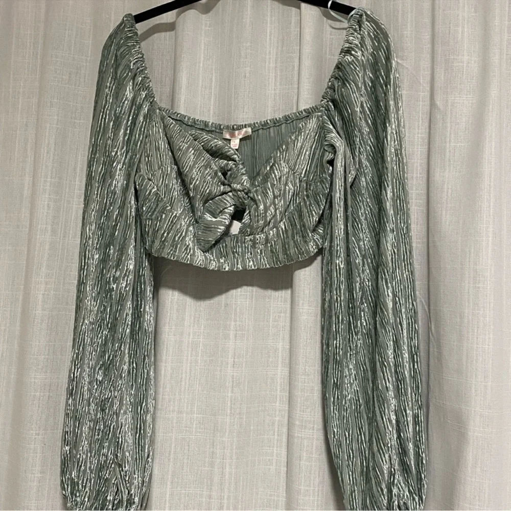 Crushed velvet pants set - Picture 2 of 7